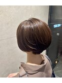 ふんわり丸みショート