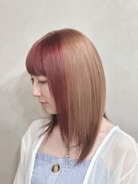 アルレン(Allen)&nbsp;デザインカラー【宇都宮/ブロンドベージュ/ボルドー】