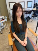 マーリャヘアー(mallia hair)&nbsp;ナチュラル艶ロング×シアーバング