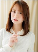 フェザーバング美髪ワンカール艶感ストレートミディアムW川口