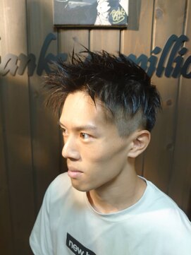 バーバーショップ サンフラット(BARBER SHOP Sun FLat) スパイキーショート