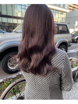 ボアップ 難波店(boappu) #プルエクステ#エクステ#カシスカラー#秋カラー#ロングヘア