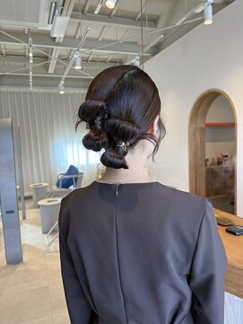 ムク 甲府(muku.) お呼ばれヘア/リボンアレンジ/タイトアレンジ/ヘアアレンジ