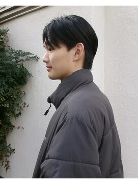 ヒントステーション フォーメンズ(HINTSTATION for Men's) 〈浅草 半個室〉 センターパート/ナチュラル