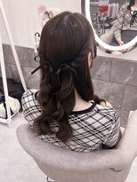 ヘア サロン クラン ソア 心斎橋店(hair salon clan soar) ねじりハーフツイン/心斎橋ヘアセット