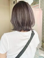 ピークス 千葉店(Peaks)&nbsp;ミルクブラウン/ひし形レイヤーボブ/ハッシュレイヤーボブ/千葉