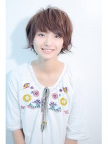 ラウンジ モリオ イケブクロ(Lounge MORIO Ikebukuro) 【morio池袋】フリンジバング外ハネショート