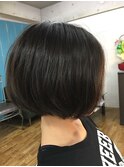 美シルエットグラデーションボブ