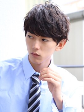 アフロート ディル(AFLOAT D'L) AFLOAT【須藤直矢】２０代人気ビジネスショートパーマスタイル