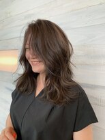 マグサロンギャラリー(Mag salon gallery)&nbsp;セミディ／アッシュベージュ／ハイライト/30代40代