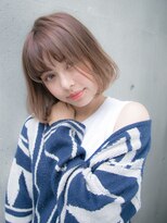 ルティア 池袋(Lutia) ミルクティーベージュボブ