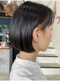 ぱつっとラインのボブ♪