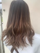バグズ ヘアデザイン 桔梗が丘店(Baguz HAIR DESIGN)&nbsp;シルキーベージュ×ナチュラルロングスタイル20代30代