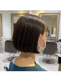 ぷつっとボブで後ろ美人に!