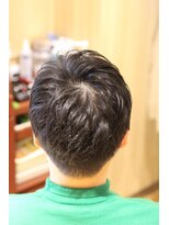 ヘアーモードキクチ 日本橋三越前店 ツーブロック アップバング