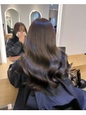大人かわいい20代30代40代小顔ショコラベージュ　Zina本八幡