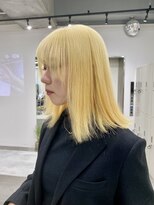 ヘアサロン ドット トウキョウ カラー 町田店(hair salon dot. tokyo color) 黒髪/グレーベージュ/レイヤーロング/前髪パーマ/ウルフ/町田