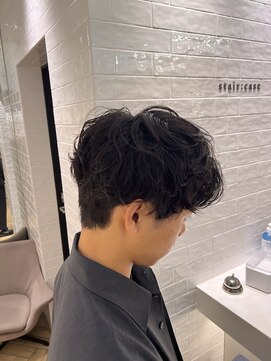 ステア ケース(stair case) クセ風ショートパーマ