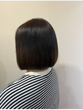 ヘアーアートミュージアム(Hair Art Museum) ミニボブ/パツンとボブ/マットアッシュ　1/19