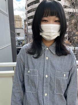 ツイギー 宮西店(TWiGGY) ウルフレイヤー/ウルフカット/レイヤーカット/暗髪