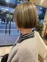 ラウンジ モリオ イケブクロ(Lounge MORIO Ikebukuro) ぱつんと切りっぱなしボブ*