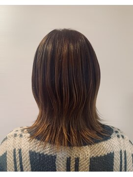 リールランテ(Rire lante) オリーブベージュレイヤーカット