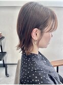 大人の切りっぱなしボブスタイル☆