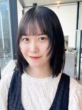 アルバム 銀座(ALBUM GINZA) アッシュブラックレイヤーロングくびレイヤー_ba478671