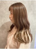 オリーブベージュ【ブリーチ無し】