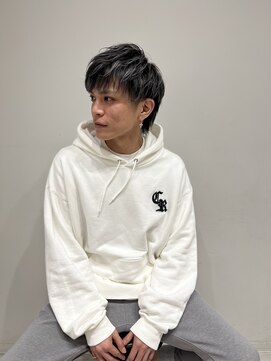 ネイロ 錦糸町(NeiRo) アッシュブラックカルマパーマベリーショートダークアッシュ