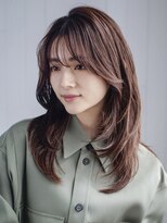 アイティーバイアルバム 北千住店(IT by ALBUM)&nbsp;グレージュカラーグレーベージュレイヤーロング_9635