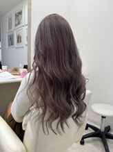 ルシードスタイル リコット レディース(LUCIDO STYLE Ricotto Lady's)&nbsp;ミルクティーラベンダー/ロングレイヤー/ブリーチ＆ダブルカラー