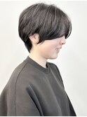 ＊前下がりショート耳かけショートくびれショート前髪30代40代1