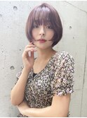ショート美髪ボブおくれ毛前髪カット_8794