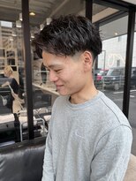 髪屋 紬&nbsp;メンズ/メンズパーマ/メンズカット/波巻きパーマ
