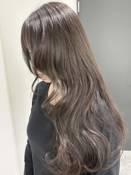 ビューシンサイバシ(VIEW SHINSAIBASHI) レイヤーカット透明感グレージュカラー10代20代30代