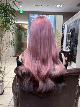 アンククロス 表参道(ANKH CROSS) ブリーチカラー/パールピンク/エンドカラー