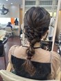 ヘアサロン ユニティ(Hair Salon Unity) ゆるふわ編み下ろし