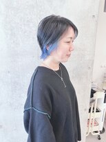 ラウンジ モリオ イケブクロ(Lounge MORIO Ikebukuro) *前下がりショートインナーカラーひし形くびれショート30代40代