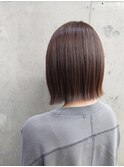 切りっぱなしボブ×髪質改善トリートメント