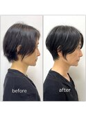 ショートビフォーアフター40代50代