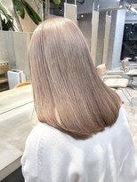 サンクプロジェクト(cinq PROJECT) 原宿韓国顔まわりミルクティーベージュミルクティーグレージュ