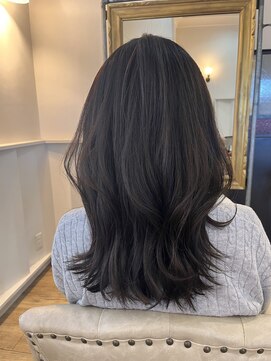 ラポール(RAPPORT) アッシュベージュ　ロングレイヤー