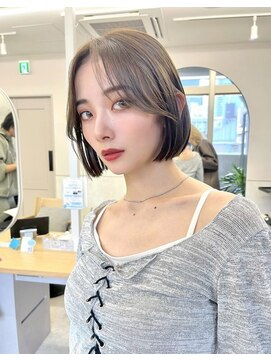 サンドパールス 仙台店(sand PALCE) 髪質改善/大人ガーリー/似合わせカット/ショートボブ前髪/仙台