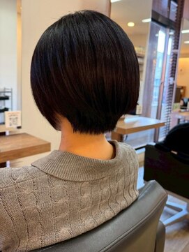 アミーベル クレール(AMI a BELLE Clair) 【159.カット×髪質改善】縮毛矯正・白髪染め・ショートカット♪