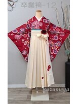 きものサロン すずめ屋&nbsp;レンタル番号　卒業袴-12　　桜ピンク　（袴、帯色変更可）