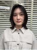 ボブ/外ハネ/レイヤー/前髪なし/ウルフ/地毛/ナチュラル