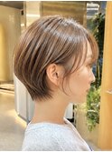 大人ショート/ショートボブ/ハンサムショート/くびれショート