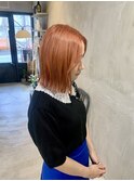 stylist イケダ>> レッドオレンジブラウン