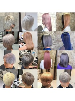 シエンライム(CIEN lime)の写真/都内有名ブリーチサロン講習受講☆ ダメージを抑えたケアブリーチで叶うハイトーン&デザインカラー!